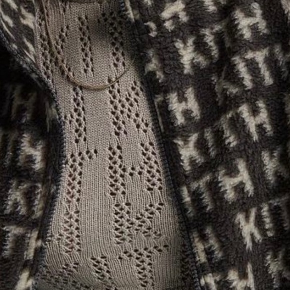 Kith Women Sherpa Monogram Full Zip Sz XS - Picture 3 of 3